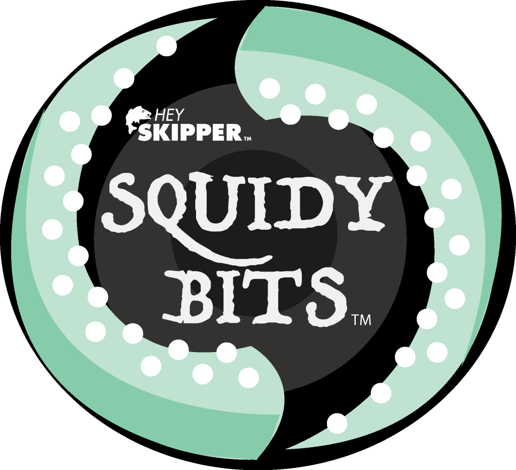 Hey Skipper Squidy Bits Logo