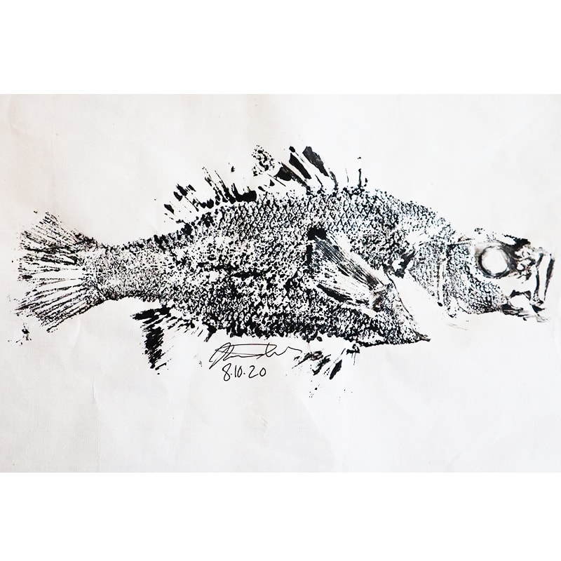 Gyotaku Fish Print by Hey Skipper - Hey Skipper