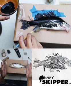 How to Gyotaku make an original fish print