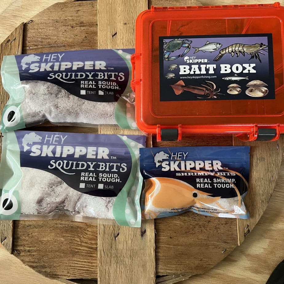 Squidy Bits Slab- Salted Squid Mantle- Fishing Bait by Hey Skipper - Hey  Skipper