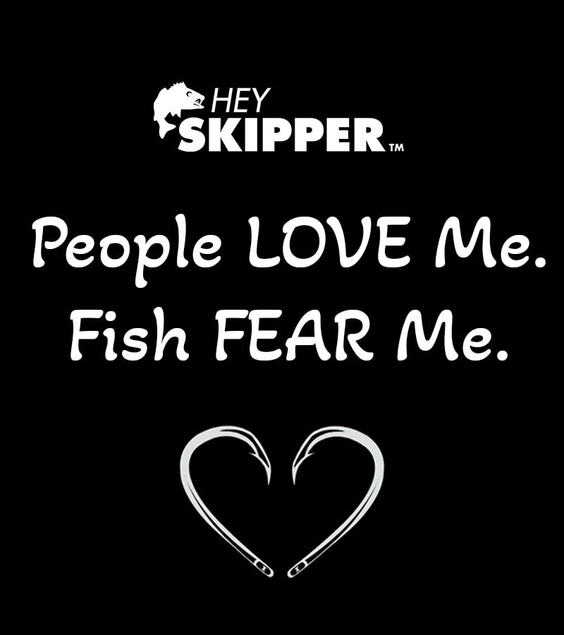 People Love Me, Fish Fear Me (Waterproof Sticker)