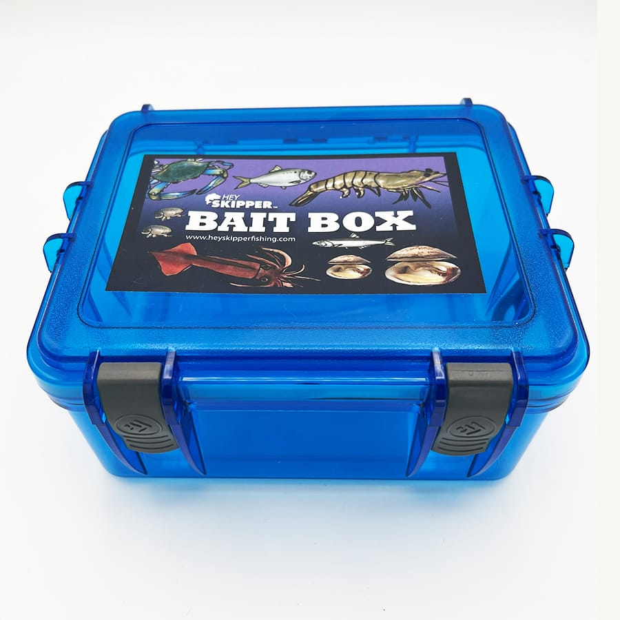 Waterproof Fishing Box - LARGE - Pick from Blue or Orange - Hey Skipper