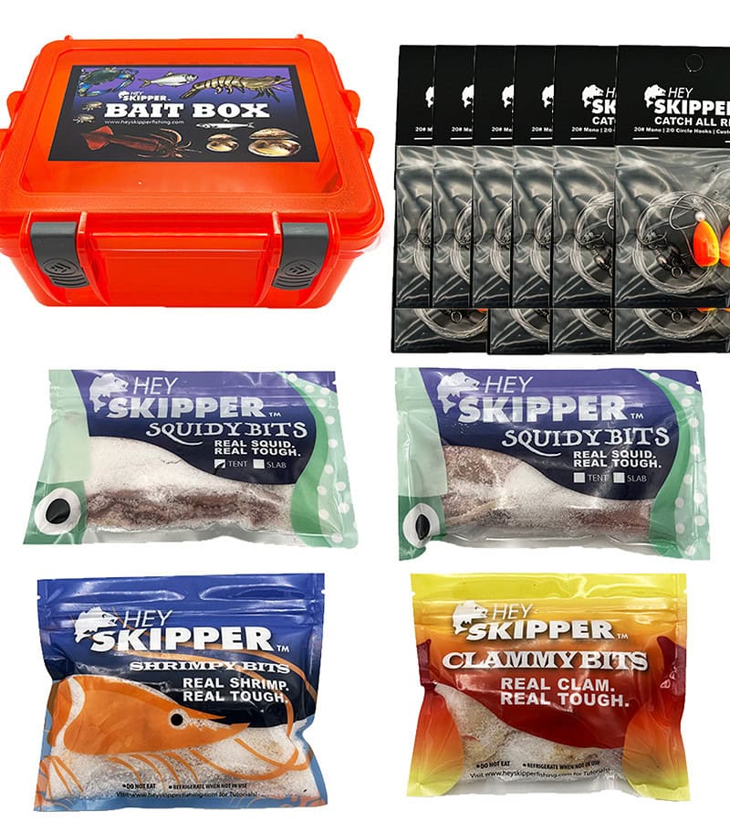 FISHING FANATIC -- Beach Fishing Bait Box + Fishing Rigs