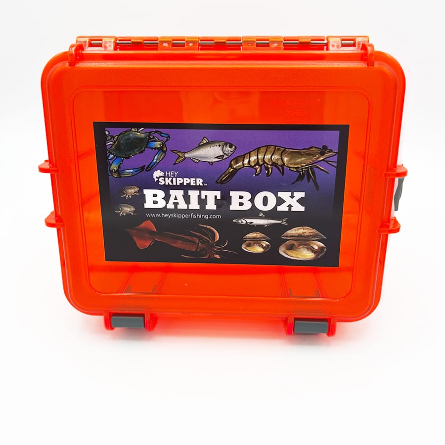 Waterproof Fishing Box - LARGE - Pick from Blue or Orange - Hey Skipper