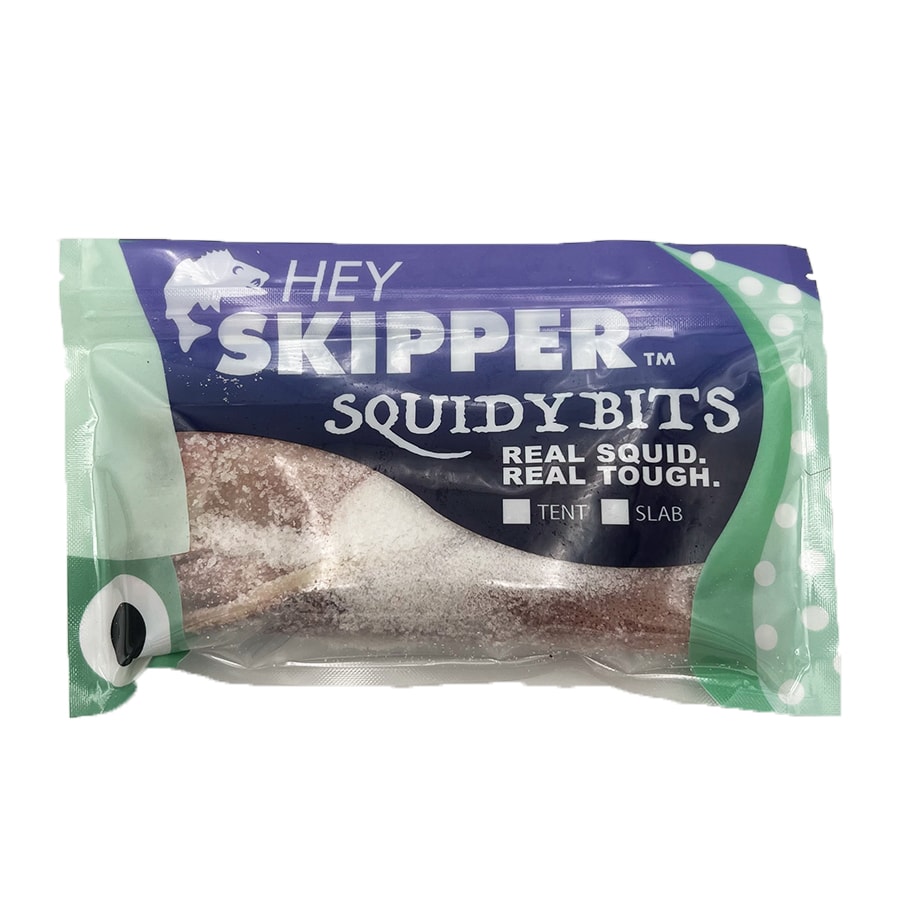 Squidy Bits Slab- Salted Squid Mantle- Fishing Bait by Hey Skipper - Hey  Skipper
